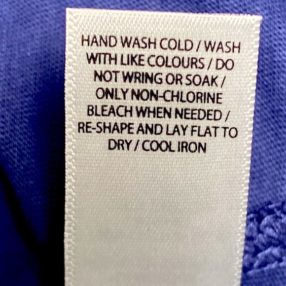 Joe Fresh 100% Cotton Navy Blue Knitted Dressy Tank Top Size M - Picture 6 of 7